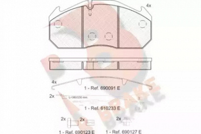 R BRAKE rb1040114 -